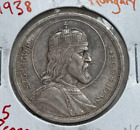 1938 Hungary 5 Pengo - Silver