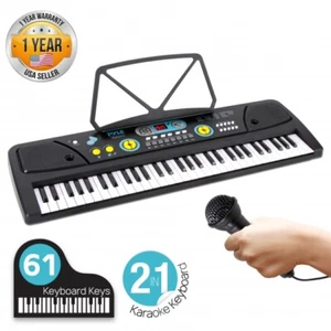 Pyle PKBRD6111 Pianoforte Digitale Tastiera Bambini, Portatile, Altoparlante, Ricaricabile - Foto 1 di 7