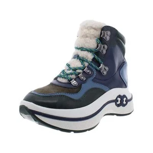 Tory Burch Women's Gemini Link Shearling Platform Hiking Boots Size 9.5 NIB - Picture 1 of 6