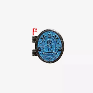 Loungefly Disney Die Schöne und das Biest Belle & Beast Medaillon Pin Prinzessin offene Box - Bild 1 von 3