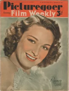 Picturegoer Film Weekly September 28,1940 Rosemary Lane Cover Bebe Daniels - Picture 1 of 4