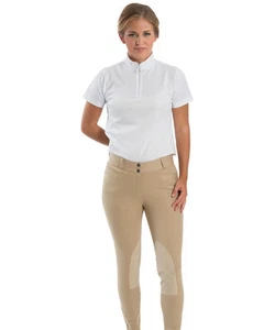 Ladies Microfiber Knee Patch Breech - Picture 1 of 1