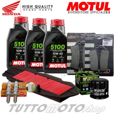 Tagliando HONDA Silver Wing 600 ABS 2003-2007 Kit Olio Filtri Candele Pastiglie - Immagine 1 di 4