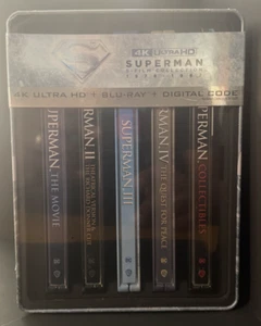 SUPERMAN 5 FILM COLLECTION (4K UHD + BLU-RAY + DIGITAL* EXCLUSIVE STEELBOOK™) - Picture 1 of 6