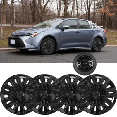 Para Toyota Corolla LE SE 15" calotas tampa de roda encaixe tampa de cubo aro de aço R15 - Imagem 1 de 4