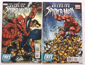 Avenging Spider-Man #1 & 2 Marvel Comics Lot Of 2 Zeb Wells Joe Madureira 2012 - Picture 1 of 6