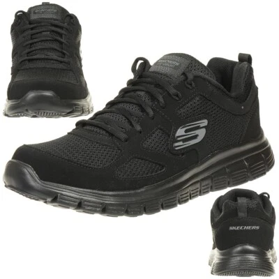 Skechers BURNS AGOURA Herren Sneaker Fitness Schuhe BBK - Bild 1 von 4