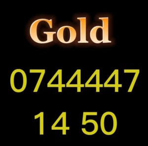 GOLD EASY VIP MEMORABLE MOBILE PHONE NUMBER DIAMOND PLATINUM SIM CARD Vodafone - Photo 1 sur 1