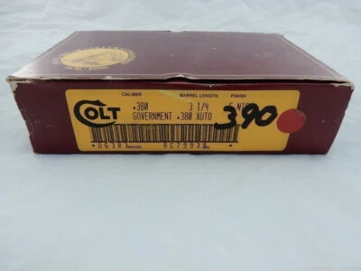 Colt Government .380 Original Box & Foam Insert - Image 1 of 4