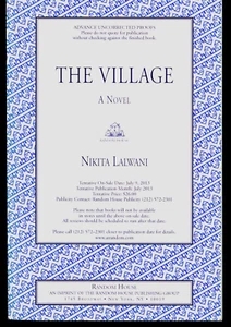 ARC UNCORRECTED PROOF NIKITA LALWANI THE VILLAGE FIRST EDITION - Bild 1 von 1