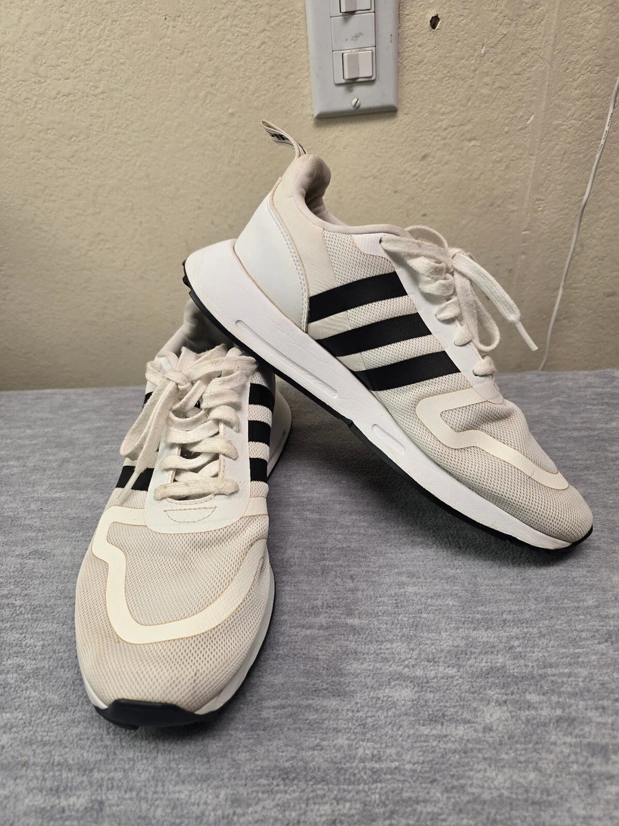 Adidas Multix FX5118 Mens White Low Top Lace Up Athletic Sneaker