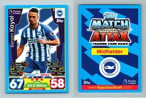 Beram Kayal #45 - Match Attax Premier League 2017-18 Topps TCG Card