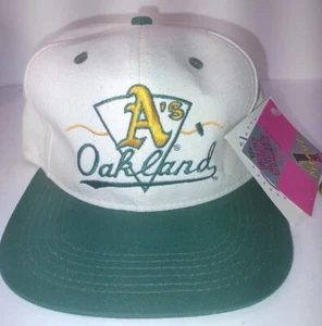 RARO cappello berretto baseball sportivo nuovo vintage #1 Apparel MLB Oakland A's - Foto 1 di 11