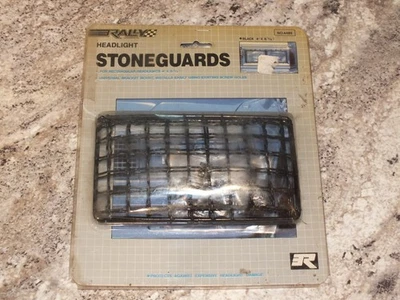 NOS  4 x 6 1/2" Stone Guards Headlight Rally  Cage Covers 1985 - Image 1 of 4