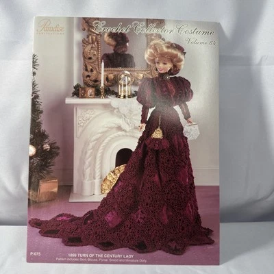 Paradise Publications Crochet Volume 64 - 1899 - Turn Of The Century Lady - Image 1 of 2