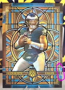 Mosaico Panini 2025 vitral de gran tamaño Jalen Hurts #20 (dañado) - Imagen 1 de 2