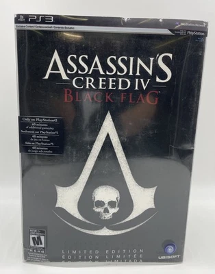 Assassin's Creed IV 4 Black Flag Sony PlayStation 3 PS3 2013 Limited Edition - Image 1 of 4