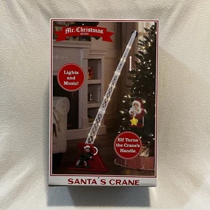 Mr. Christmas Weihnachtskranich mit Lichtern Musik Elfe dreht Kranich 15 Weihnachtslieder - Bild 1 von 10