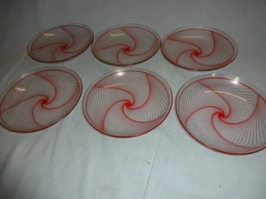 6y Zarte  Kompott Schalen / Schüsseln /Schälchen aus DDR Zeit Glas - Bild 1 von 3