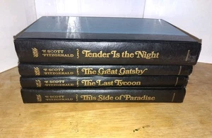 F Scott Fitzgerald Lot 4 Books The Great Gatsby, The Last Tycoon - Picture 1 of 4