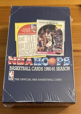 1990-91 NBA Hoops Serie 1 Caja 36 Paquetes SELLADOS David Robinson Menéndez Brothers Foto 1 de 4