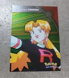 Team Rocket Cassidy HV5 Holo Pokemon Topps Series 2 Card LP front/NM back - Picture 1 of 3