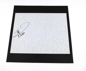 Hoja de cartulina firmada por Nicko McBrain 8,5 x 11 Auto Iron Maiden DA046769 - Imagen 1 de 1