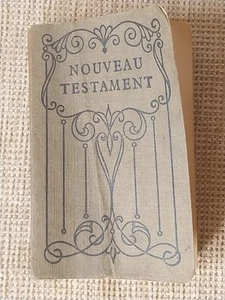 Vintage French Bible 1935 Nouveau Testament, pocket edition - Picture 1 of 5