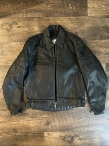 Joe Rocket Leather Mesh Jacket Mens Small Black Motorcycle Jacket W/ Pad - Bild 1 von 12