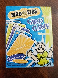   MAD LIBS Card Game - 2002 Worlds Greatest Word Game  NEW Sealed Cards - Gift - Picture 1 of 3