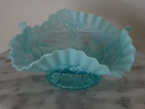 Jefferson Blue Opalescent Vintage Novelty Bowl - Picture 1 of 3