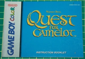 Nintendo Game Boy Color Manual: Quest for Camelot - Picture 1 of 2