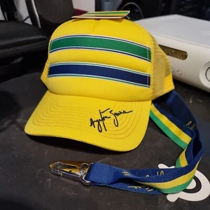 Stichd Ayrton Senna F1 Trucker Cap & Lanyard - Picture 1 of 3