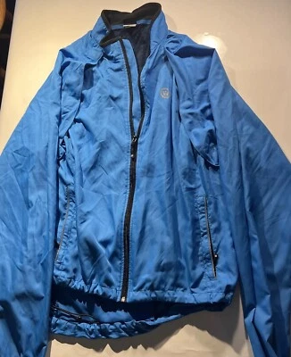 Chaqueta de Ciclismo Canari Hombre XL Azul Cremallera Completa Cortavientos Cremallera Imán Extraíble Usada en Excelente Condición Foto 1 de 4