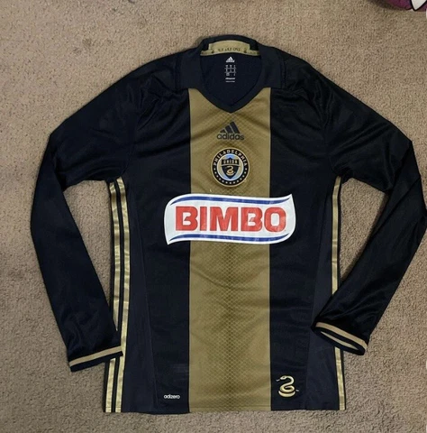Philadelphia Union Long Sleeve Adidas Medium Soccer MLS Home Jersey USMNT USA US Cover