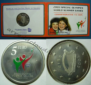 IRLANDA IRELAND 5 EURO 2002 SPECIAL OLYMPICS GAMES RAME NICKEL - Imagen 1 de 1