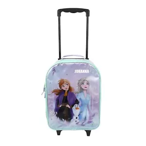 Trolley Disney Frozen in pastelltürkis | Personalisiert mit Name - Bild 1 von 9