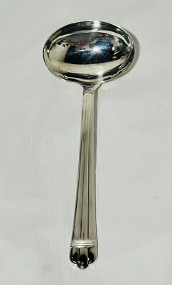 "Cucharón de salsa Christofle Aria de 7"" plateado macizo*" Foto 1 de 4