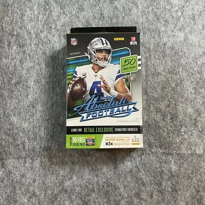 2020 Absolute Football FACTORY SEALED Hanger Box BURROW Herbert HURTS RC KABOOM - Image 1 of 3