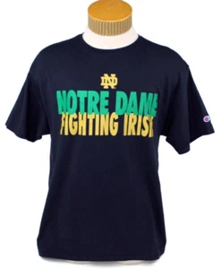 Notre Dame Fighting Irish Champion Large T-Shirt NCAA Large Kurzarm NEU - Bild 1 von 12