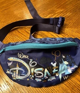 Walt Disney World 50th Anniversary Gürteltasche Fanny Pack blau verstellbar - Bild 1 von 8