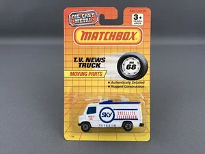 Matchbox MB68 Die-Cast Metal T.V. News Truck SKY 1/73 Diecast White - NIB - Picture 1 of 8
