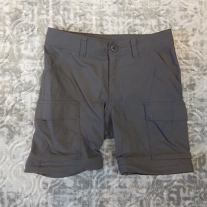 REI Co Op Shorts Boys Small 8 Gray Cargo Hiking Shorts Lightweight Outdoor - Picture 1 of 7