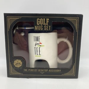 Time for T-Shirt Schreibtisch Zubehör Golfbecher Set, tolles Golfer Geschenkset, NEU IN BOX - Bild 1 von 5