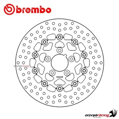 Disco de freno flotante delantero Brembo Serie Oro HD Heritage Softail Classic 1988-1998 Foto 1 de 4