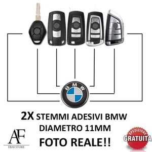 2x LOGO CHIAVE BMW STEMMA EMBLEMA ADESIVO BMW 11 MM SERIE 1 3 5 X1 X2 X3 X4 X5 - Bild 1 von 2