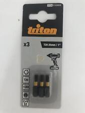 Triton 3pc T20 25mm/1" Screwdriver Impact Bit   526608