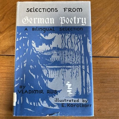 Selections from German Poetry (Hardcover, 1966) Vladimir Rus, Harvey House + DJ - Image 1 of 4