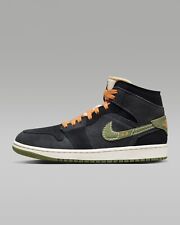 SCARPE NIKE AIR JORDAN 1 MID SE CRAFT FD6817 003 ANTRACITE ORIGINALI UOMO