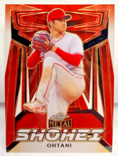 Shohei Ohtani 2023 Leaf Metal #SO-1 Red Flood SUPERFRACTOR #'d 1/1 - ANGELS